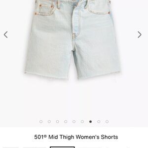 Levi's Light Blue Women's Denim Shorts